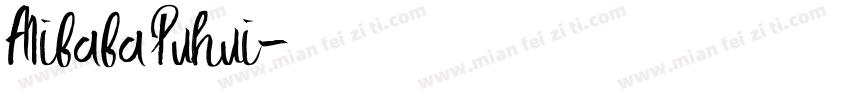A1ibaba Puhui字体转换